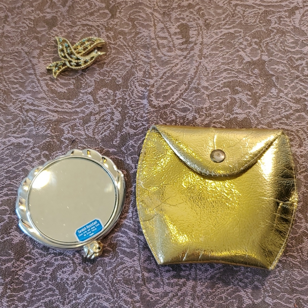 Vintage Mirror and Case